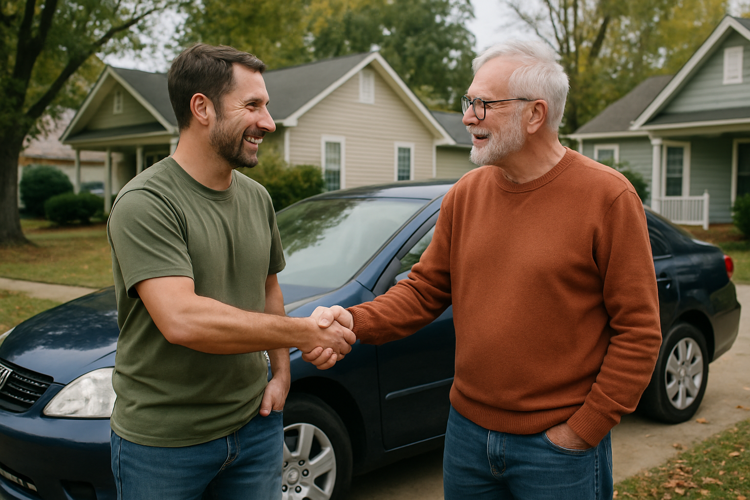Vehicle donation moment in North Carolina